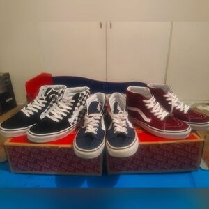 Vans high tops bundle sz 6.5(Men) 8(Women)